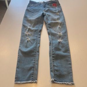 Girls high rise super skinny Levi’s jeans